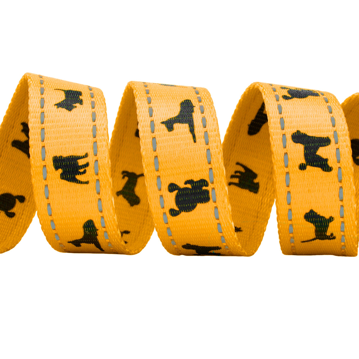 Yellow Comfort Grip Dog Leash, 4 to 6 ft