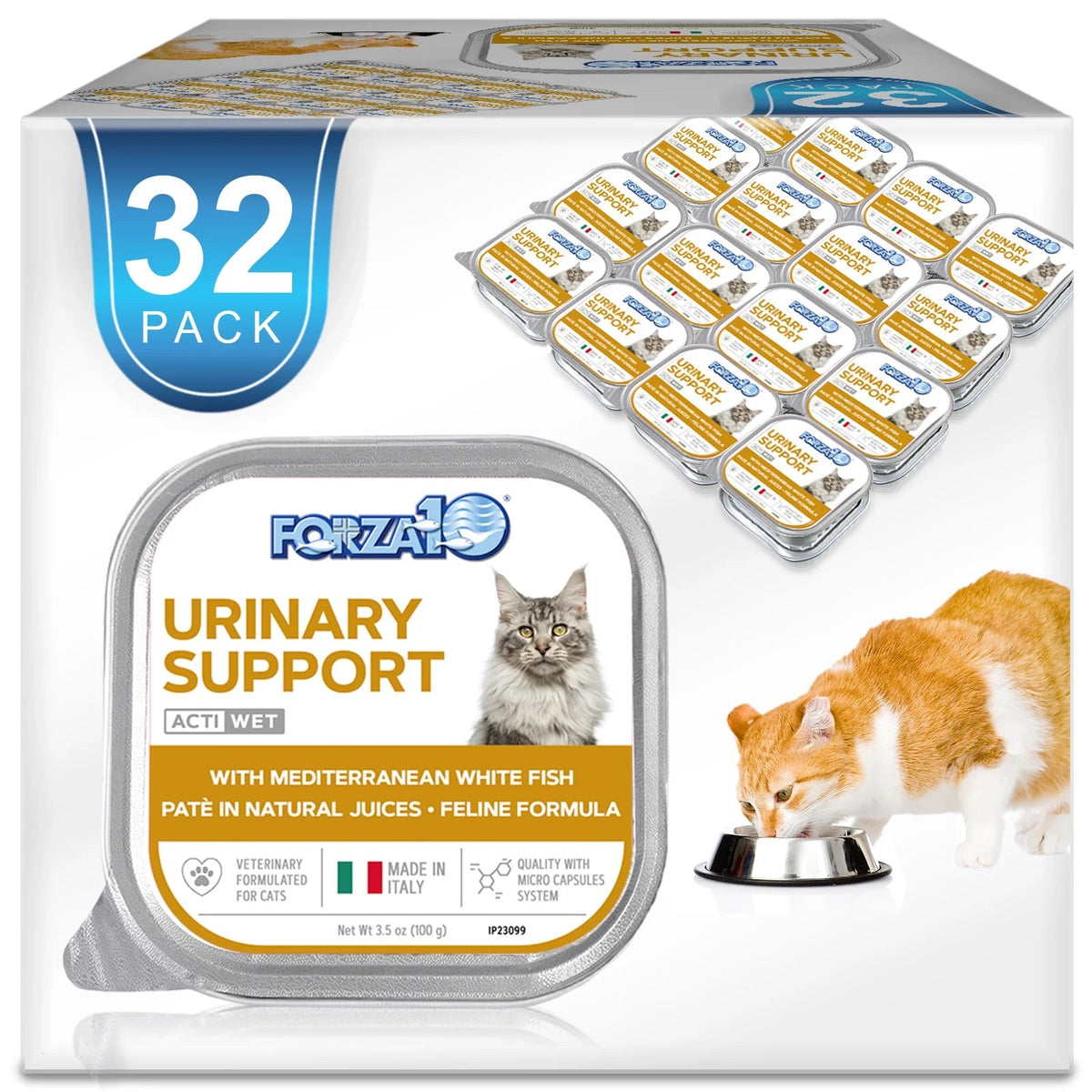 Forza10 Activewet Urinary Support wet cat food tray, 3.5oz