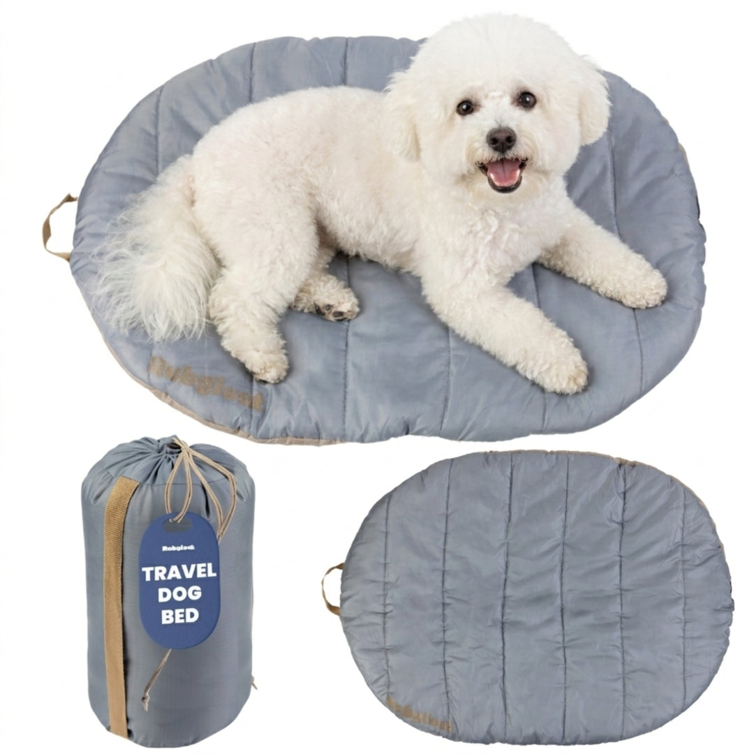 Travel Dog Bed, Foldable and Packable for Road Trip, Camping