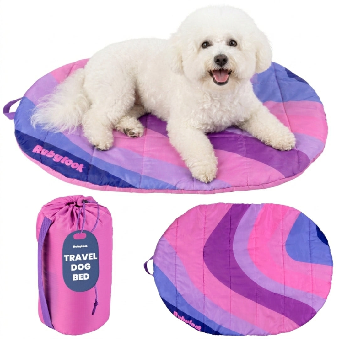 Travel Dog Bed, Foldable and Packable for Road Trip, Camping
