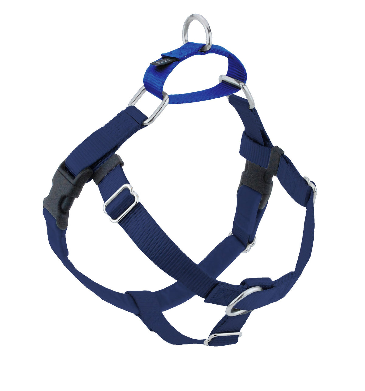 Navy Blue Freedom No-Pull Dog Harness by 2 Hounds Design, sold through Sniff and Shift
