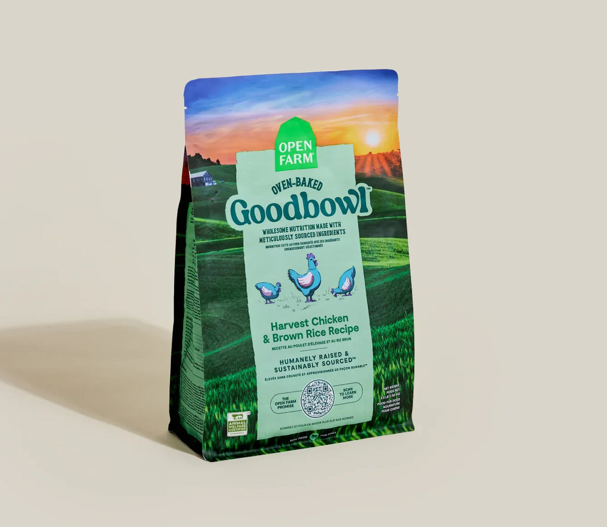 Open Farm Goodbowl Harvest Chicken & Brown Rice 3.5lb dry dog food bag