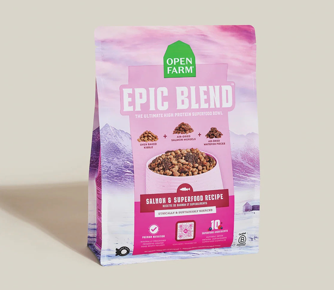 Open Farm Epic Blend Salmon & Superfood 3.5lb dry dog food bag