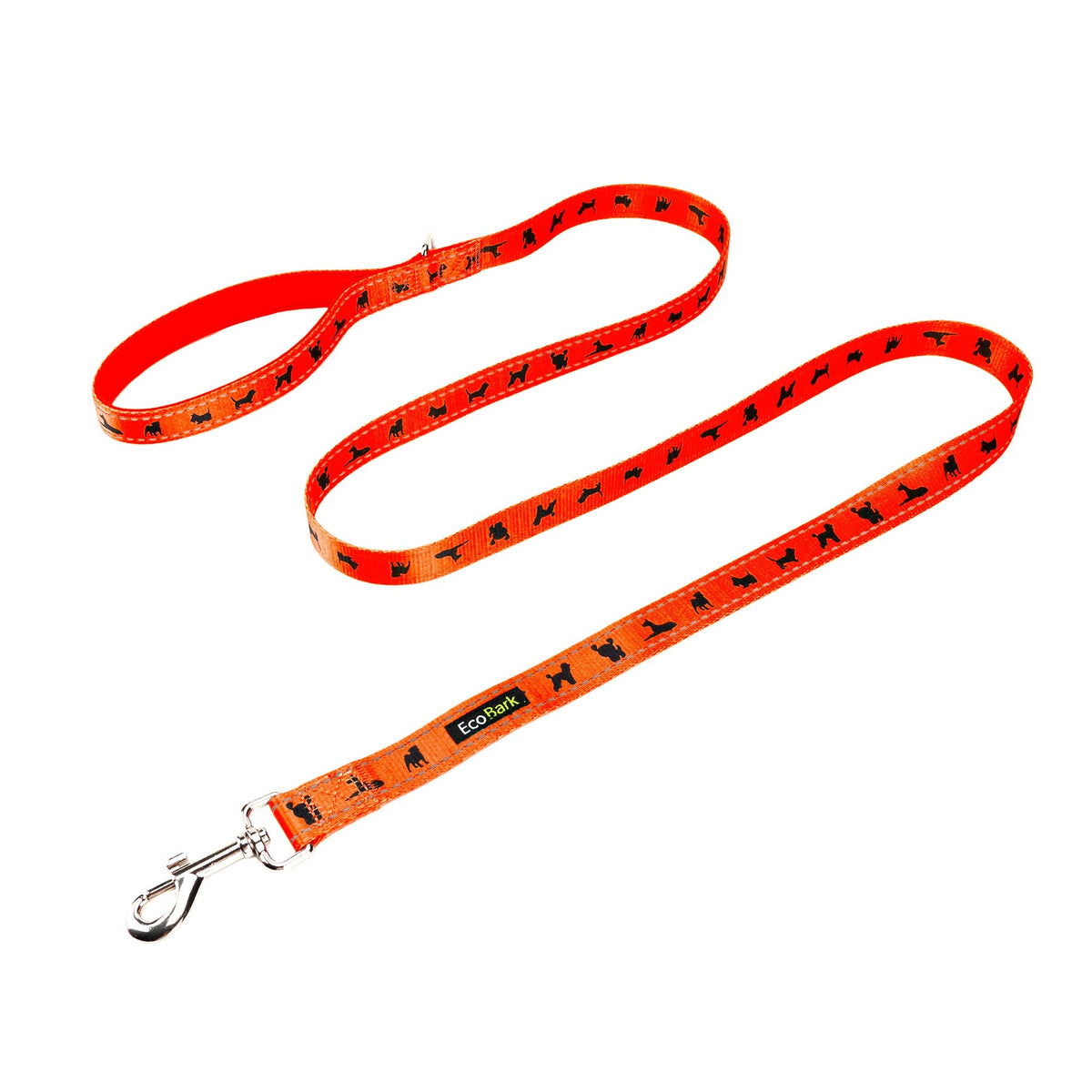 Safety Orange Comfort Grip Dog Leash, 4 to 6 ft