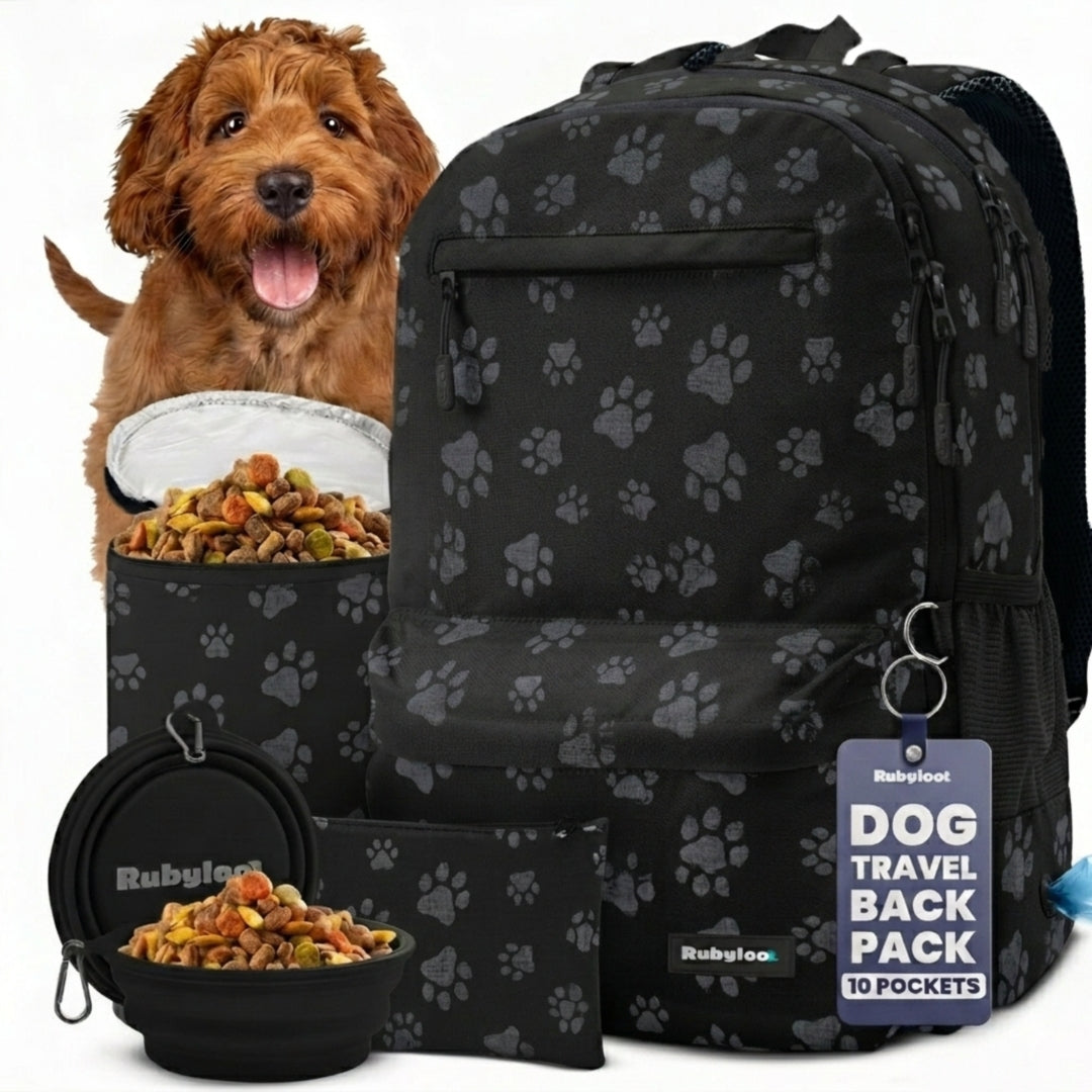 The Original Doggy Bag Backpack for Dog Supplies