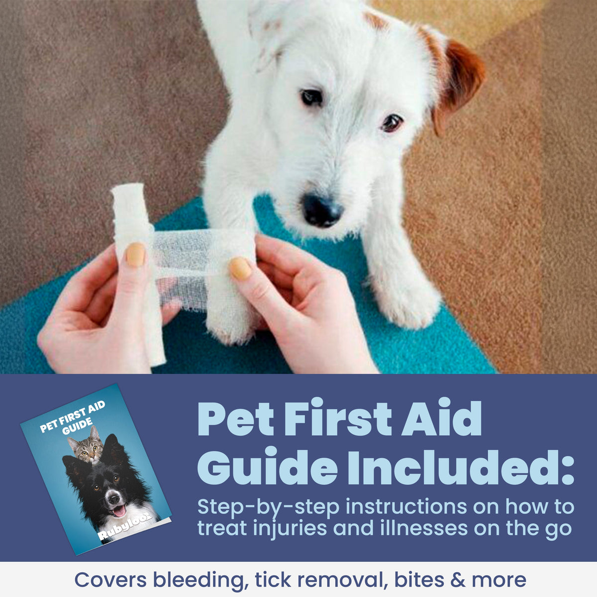 Pet First Aid Kit for Dogs & Cats