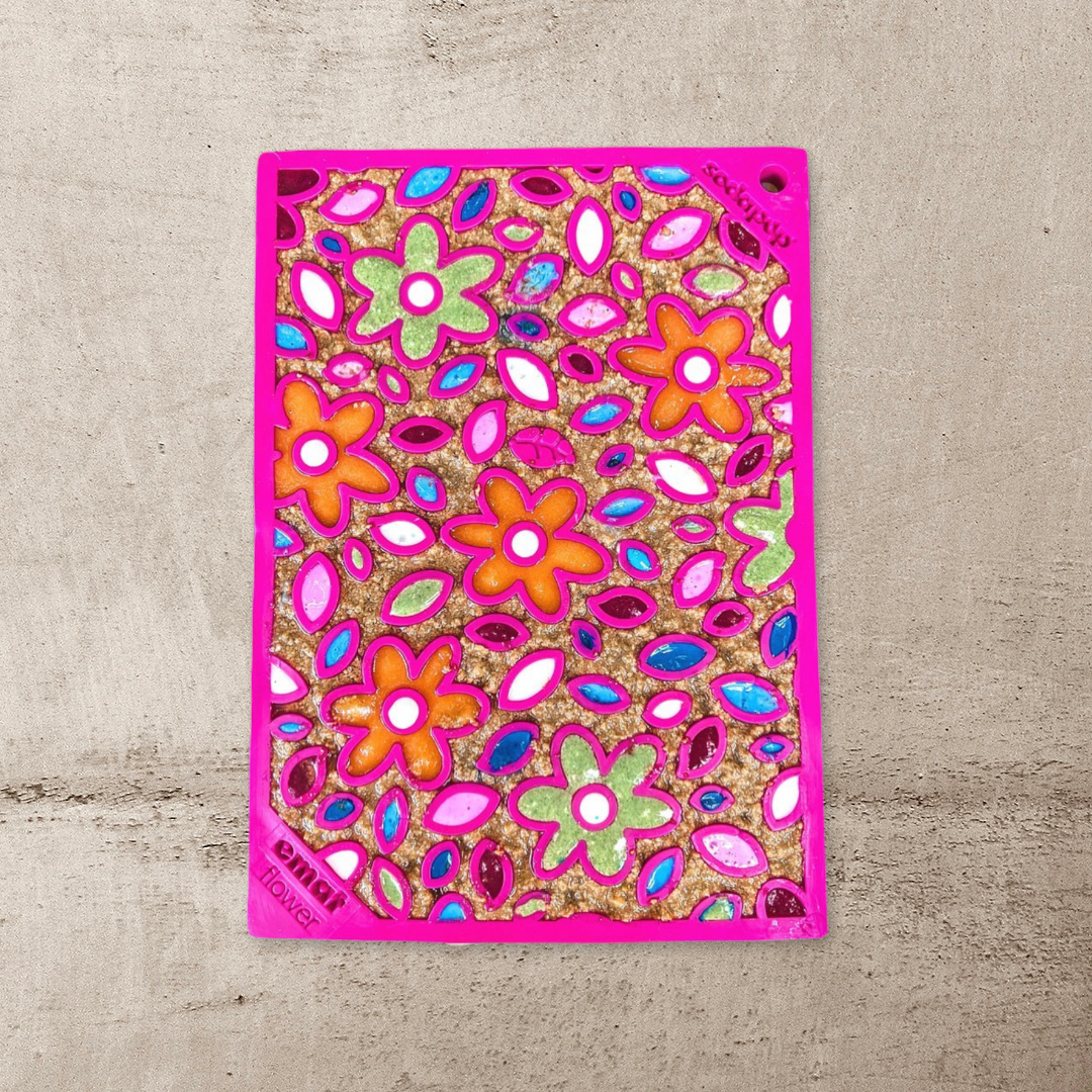 Flower Power eMat Lick Mat