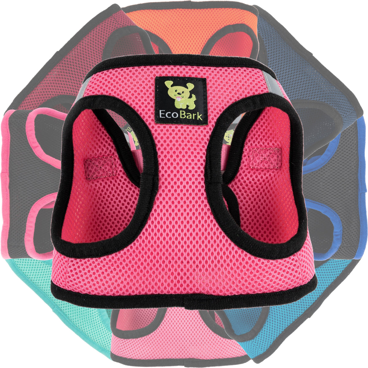 Step-In Dog Harness, Reflective Mesh, Bubblegum Pink