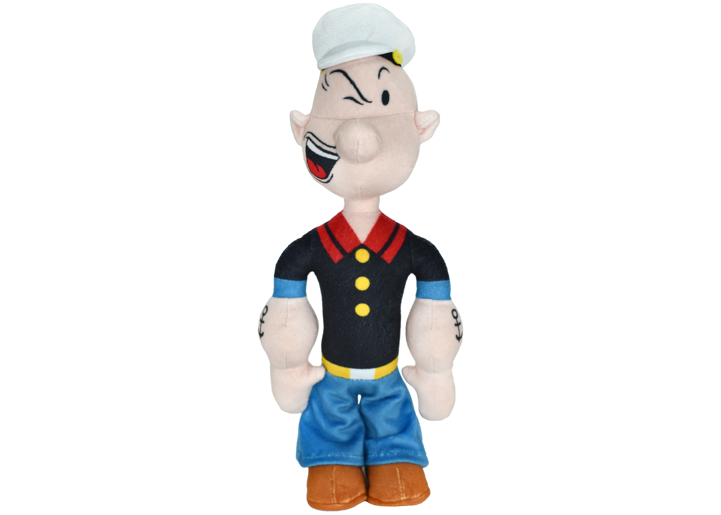 Multipet Popeye plush dog toy, 11 inches, classic sailor character