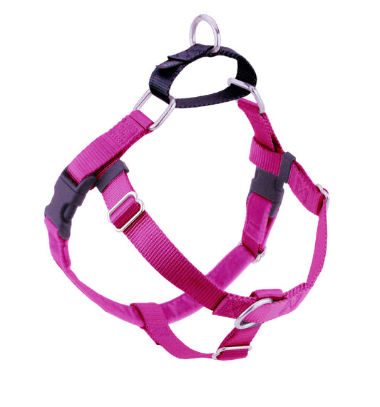Raspberry Freedom No-Pull Dog Harness by 2 Hounds Design, sold through Sniff and Shift