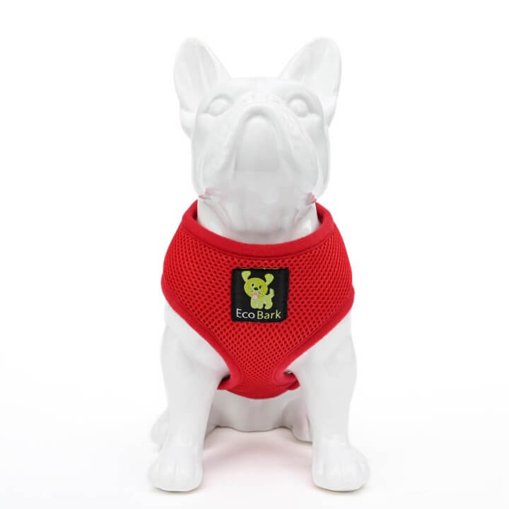 Cherry Red Over-the-Head Dog Harness, Vest Halter, XS to XX-Large