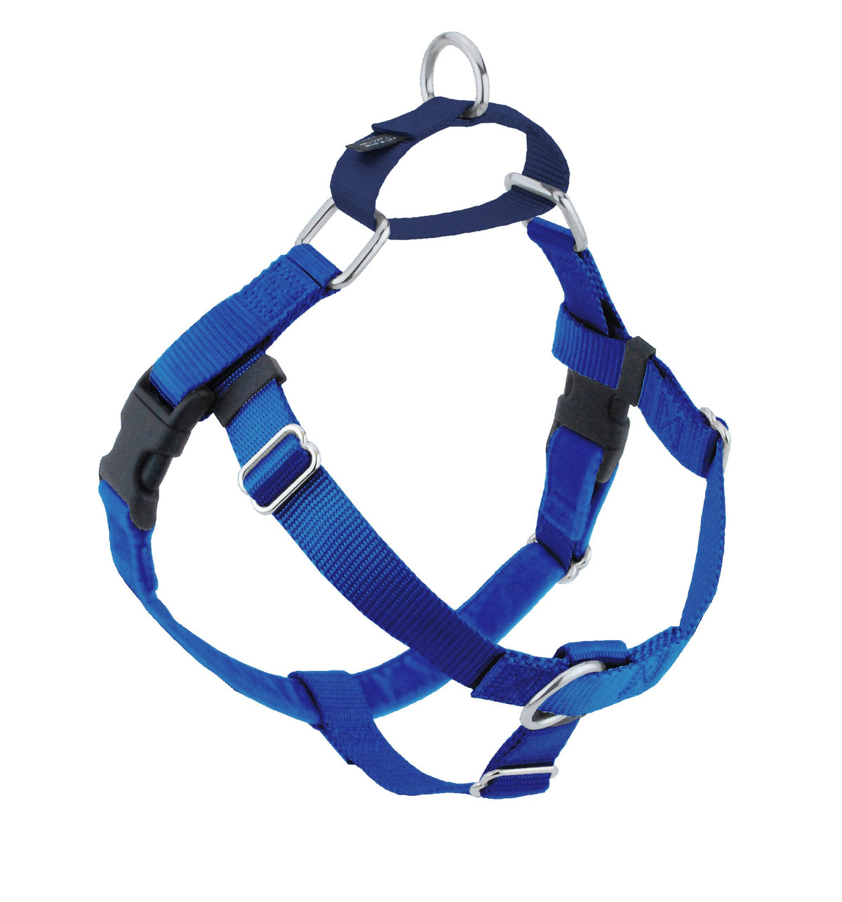 Royal Blue Freedom No-Pull Dog Harness by 2 Hounds Design, sold through Sniff and Shift