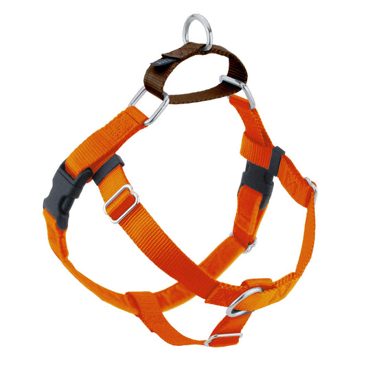 Rust 1″ Only Freedom No-Pull Dog Harness by 2 Hounds Design, sold through Sniff and Shift