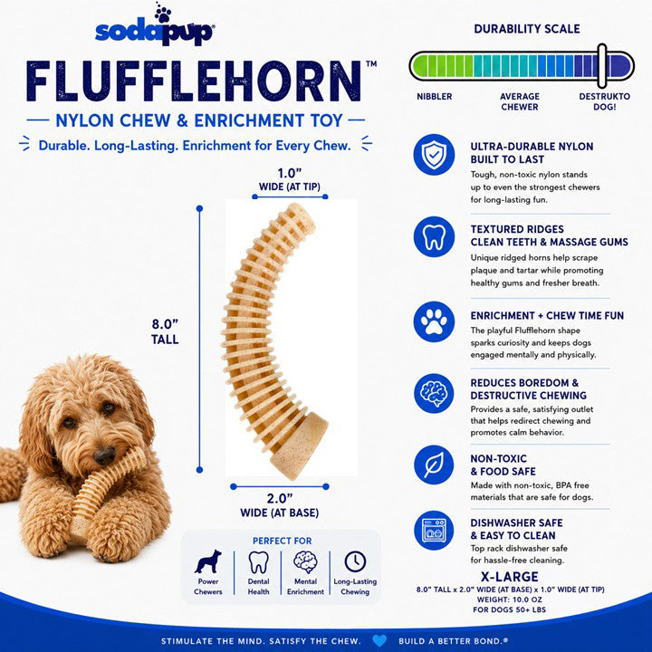 Flufflehorn Dental Antler Nylon XL