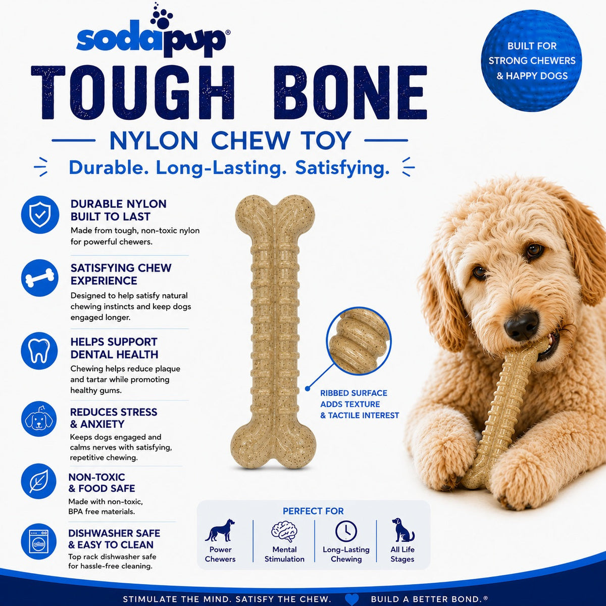 Tough Bone Nylon Chew Bone