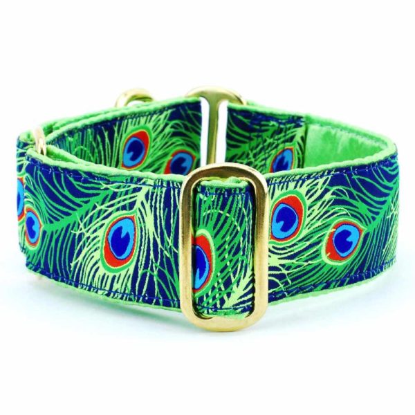 Paradise Found Navy Exclusive Dog Collar by 2 Hounds Design, sold through Sniff and Shift