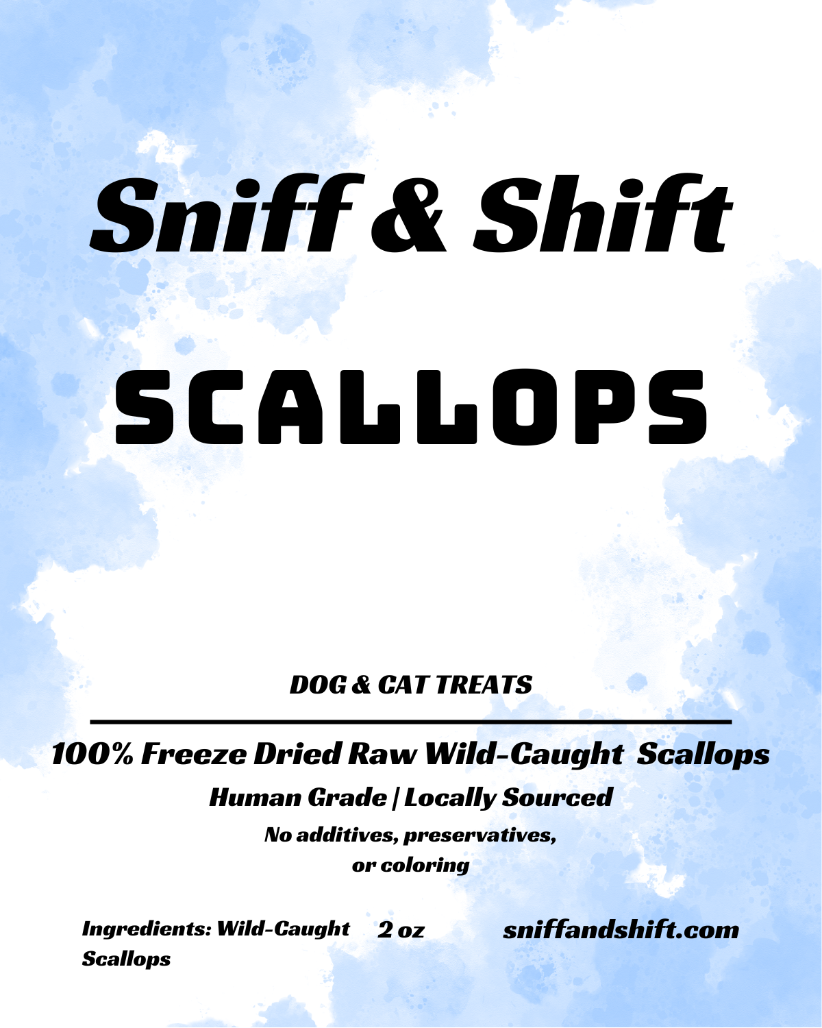 Sniff & Shift Freeze-Dried Wild-Caught Scallops
