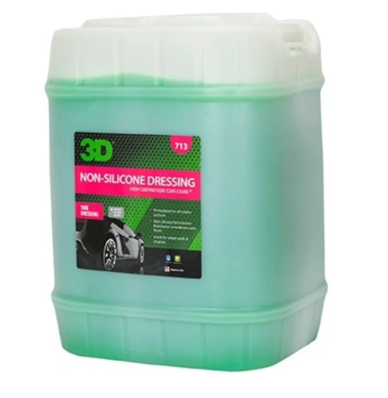 3D Non-Silicone Dressing in a five gallon pail of green liquid with a white lid