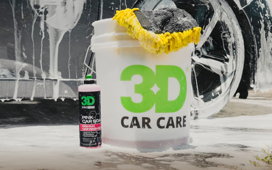 3D Pink Car Soap, Pint