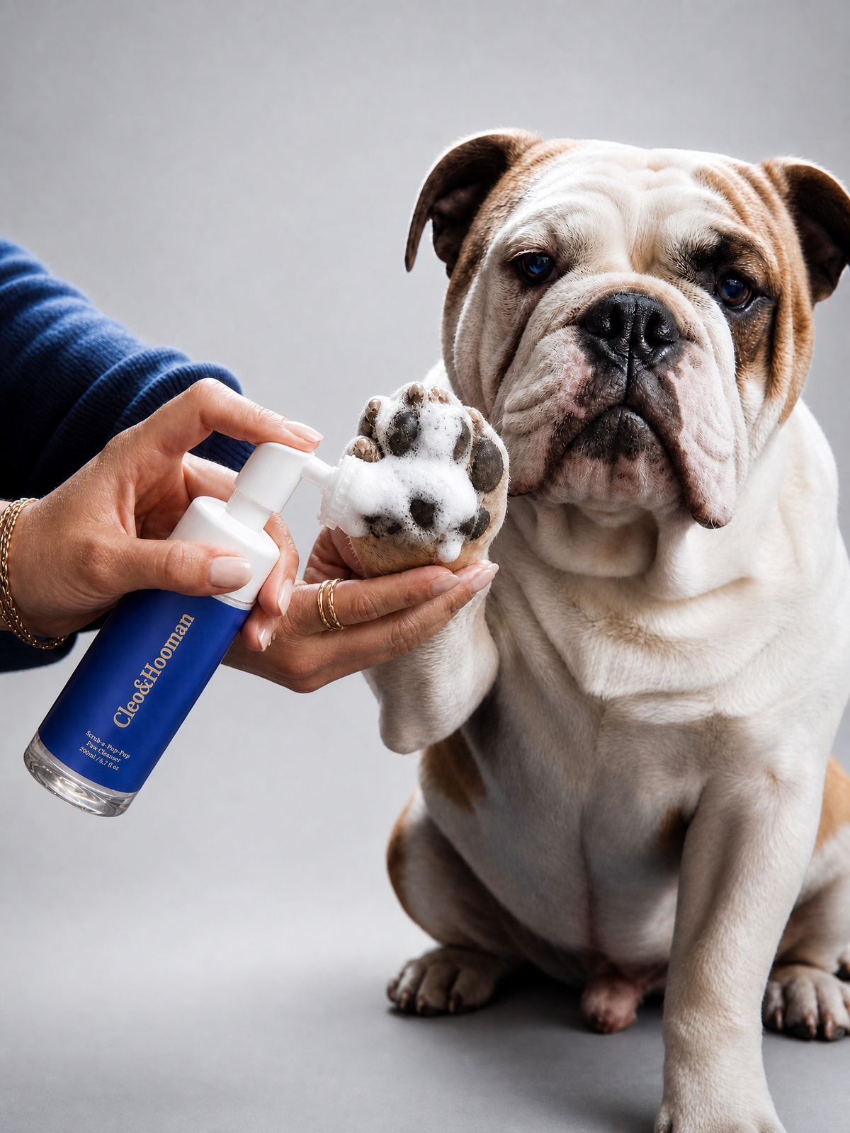 Cleo&Hooman Scrub-a-Pup-Pup Dog Paw Cleanser, 6.7 oz