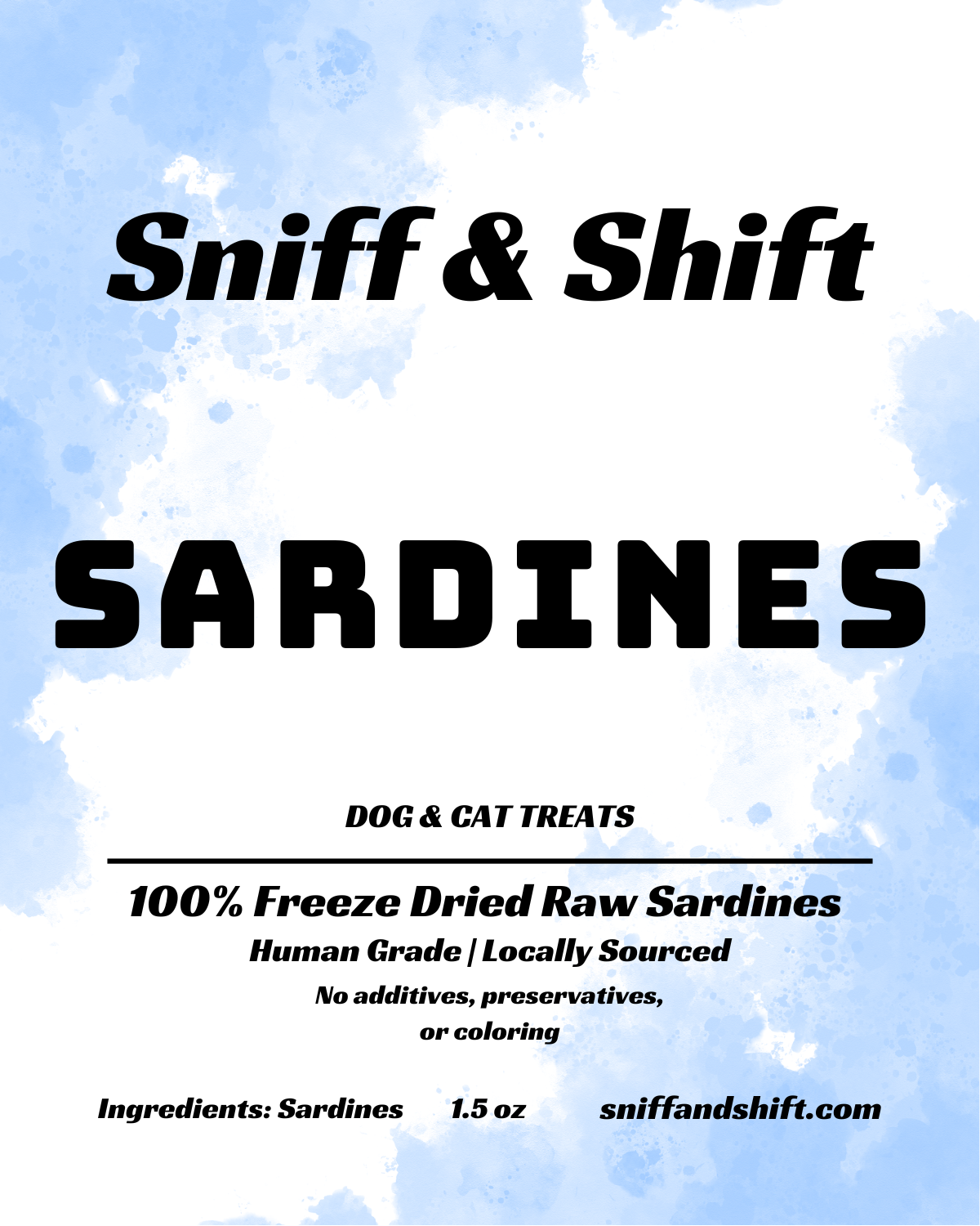 Freeze Dried Sardines | Dog and Cat Treats | Single Source Protein | High in Omegas-My Store