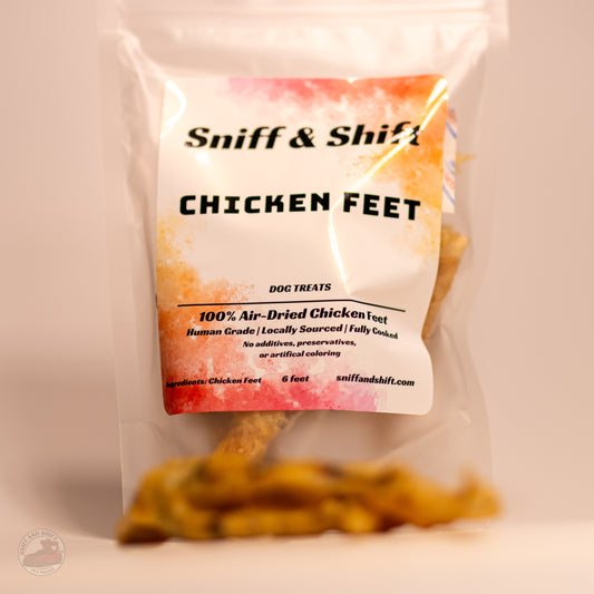 Sniff and Shift Air-Dried Chicken Feet – Crunch Into Natural Goodness!