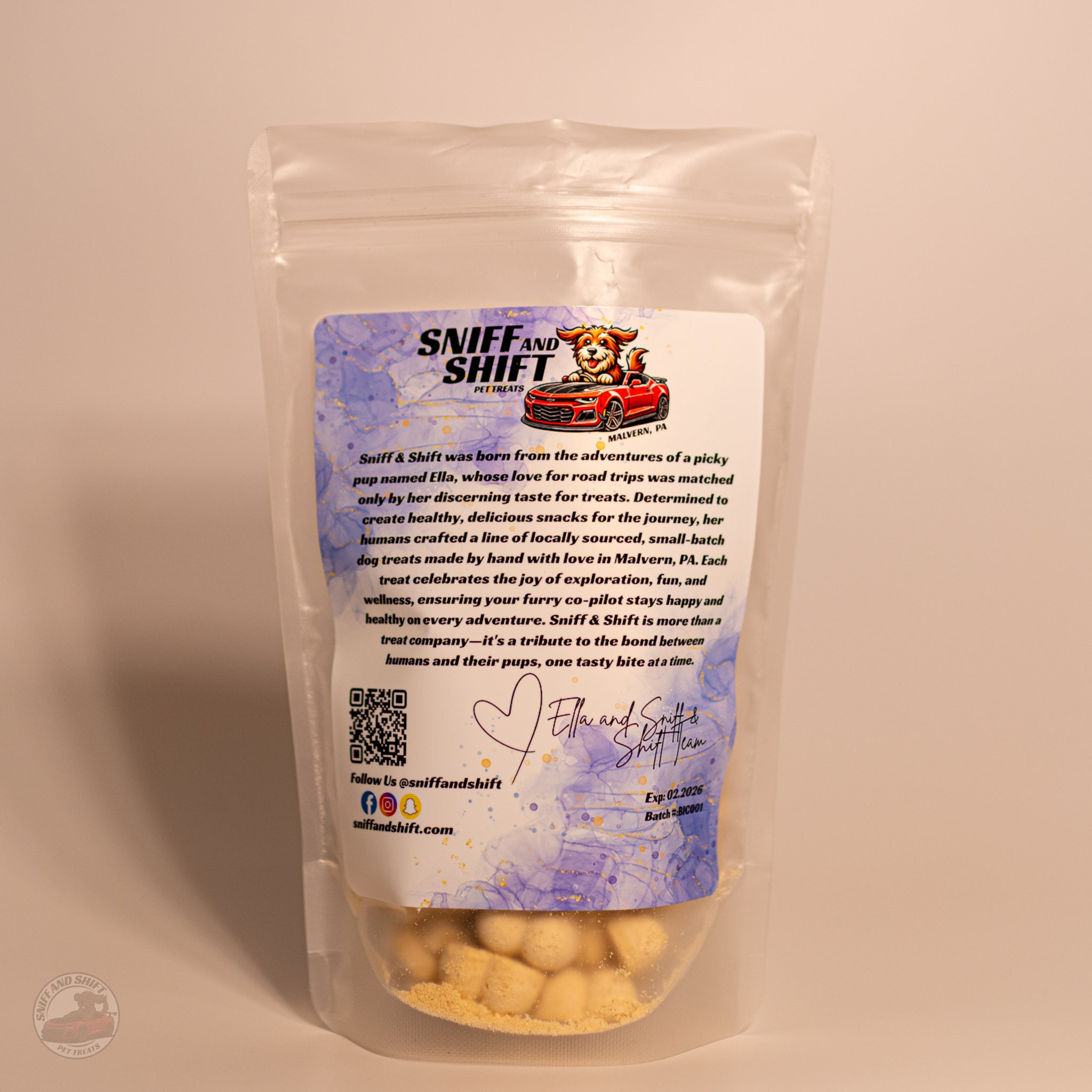 Pup-Ornaut Ice Cream - Banana Peanut Butter