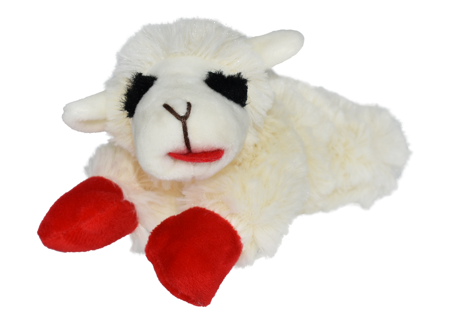 Multipet Lamb Chop plush dog toy, 6 inch classic size