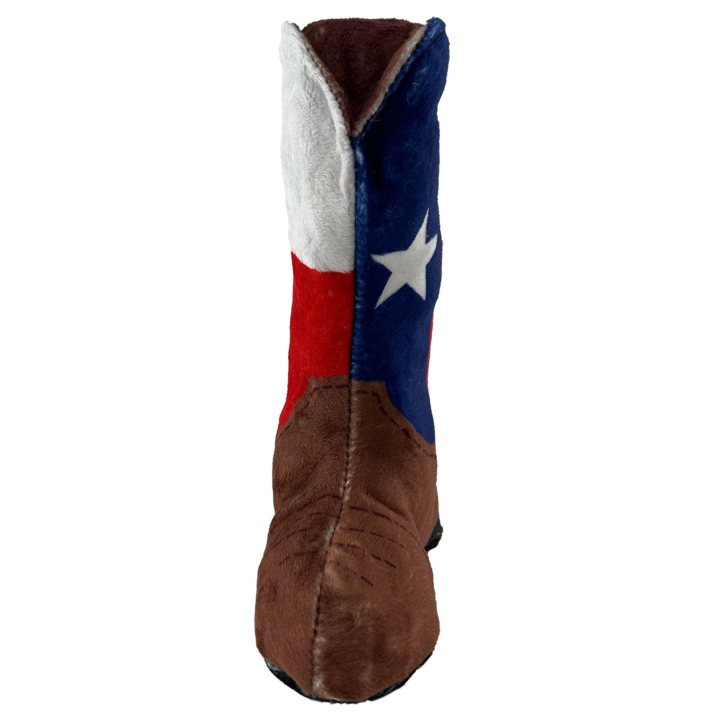 Texas Flag Cowboy Boot Squeaky Dog Toy