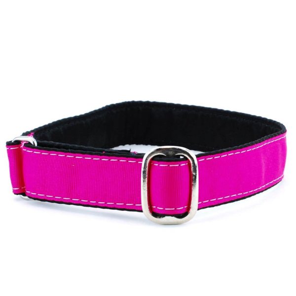 Grosgrain Jingle Free Tag Dog Collar 1″