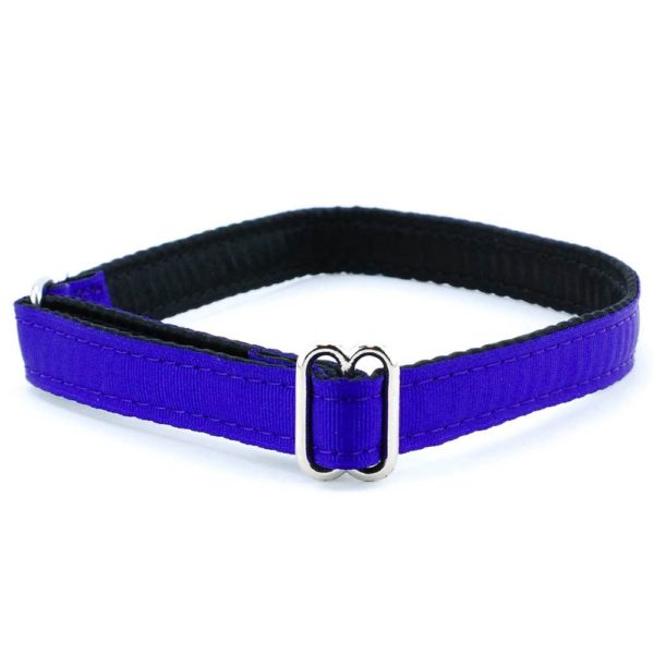 Grosgrain Jingle Free Tag Dog Collar 5/8″
