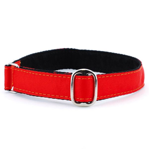 Grosgrain Jingle Free Tag Dog Collar 1″