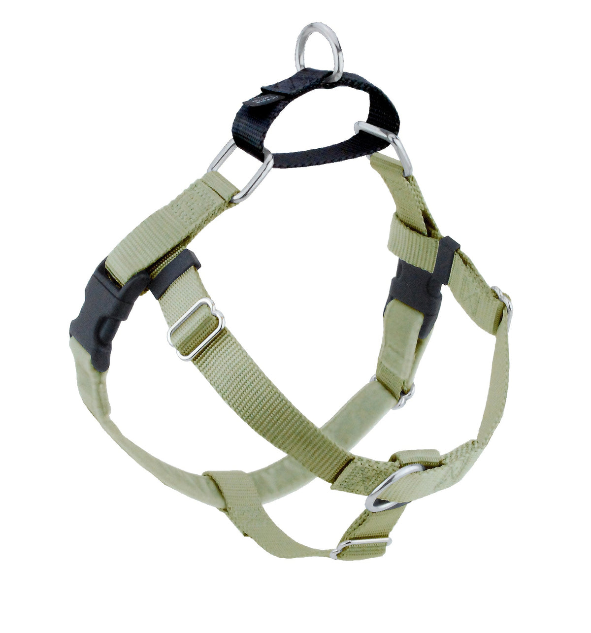 Tan Freedom No-Pull Dog Harness by 2 Hounds Design, sold through Sniff and Shift