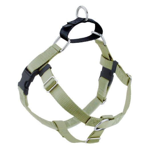Tan Freedom No-Pull Dog Harness by 2 Hounds Design, sold through Sniff and Shift