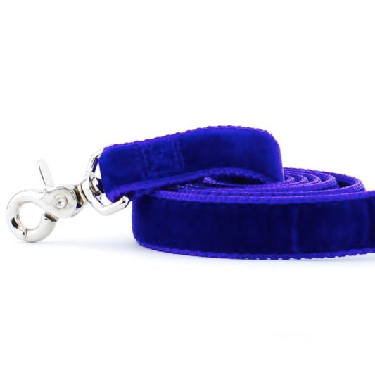 Purple Velvet Dog Leash by 2 Hounds Design, sold through Sniff and Shift