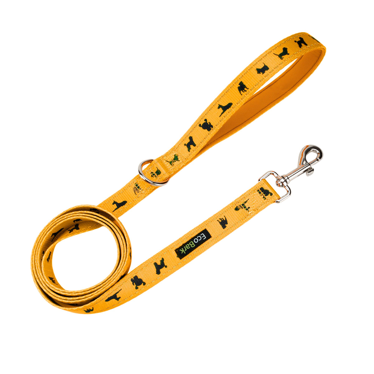 Yellow Comfort Grip Dog Leash, 4 to 6 ft