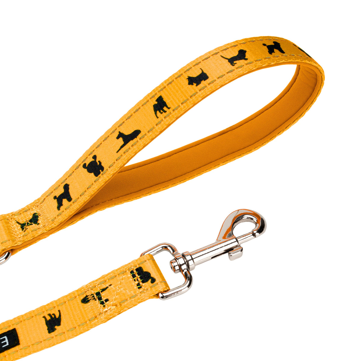 Yellow Comfort Grip Dog Leash, 4 to 6 ft