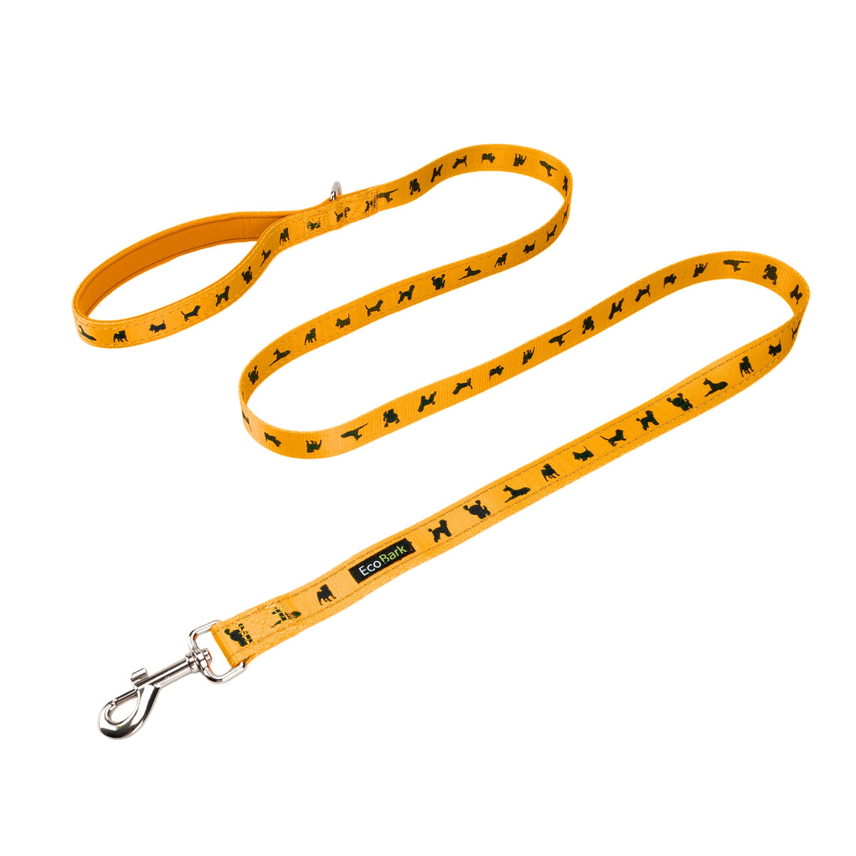Yellow Comfort Grip Dog Leash, 4 to 6 ft