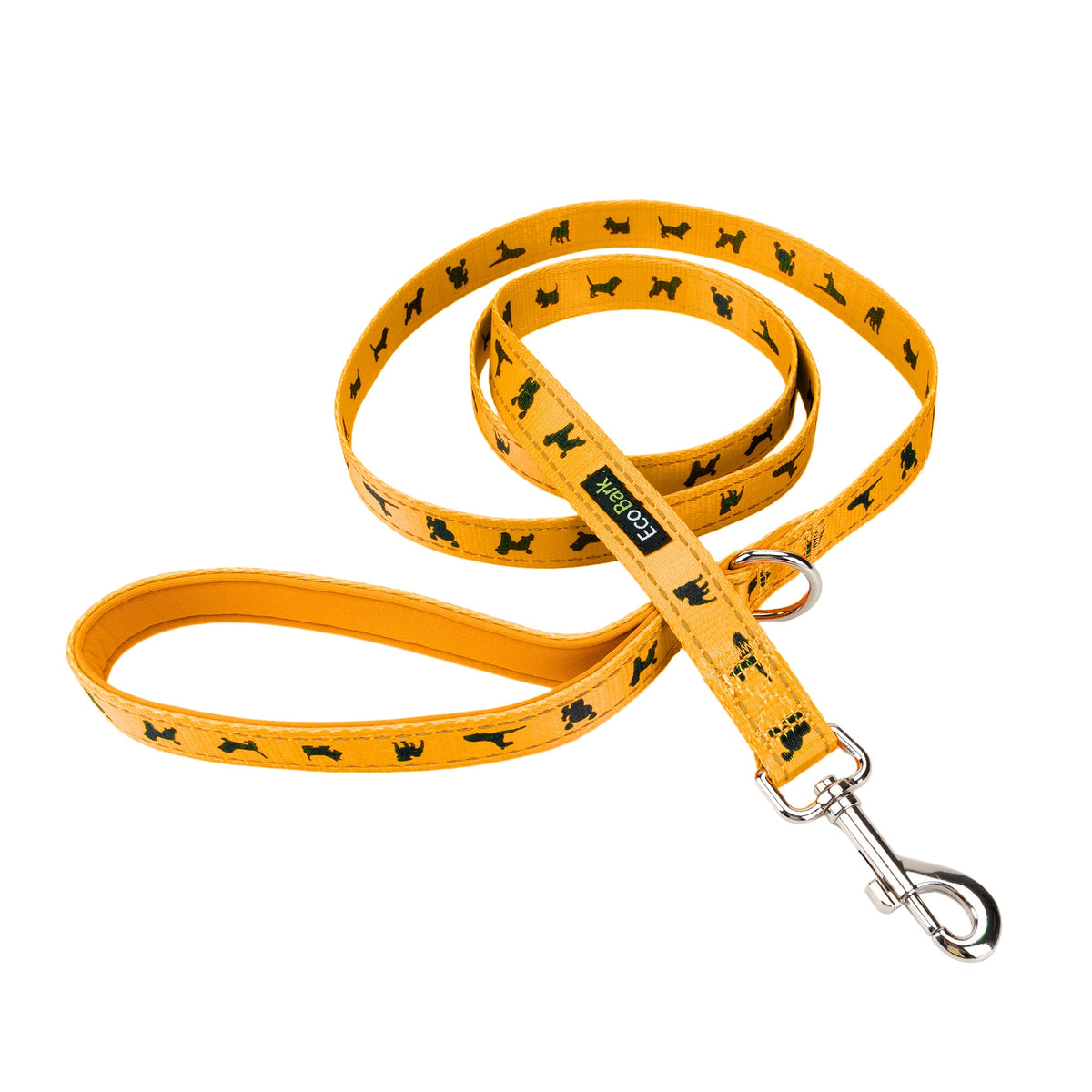 Yellow Comfort Grip Dog Leash, 4 to 6 ft