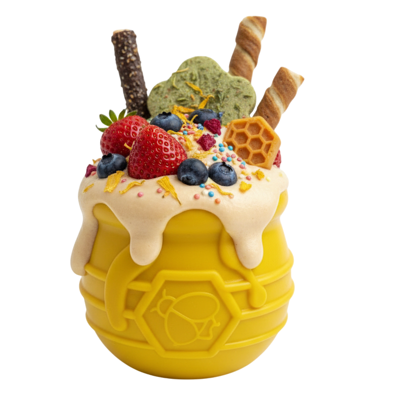Honey Pot eCup open top treat dispenser in Large and XL, SodaPup, sold through Sniff and Shift