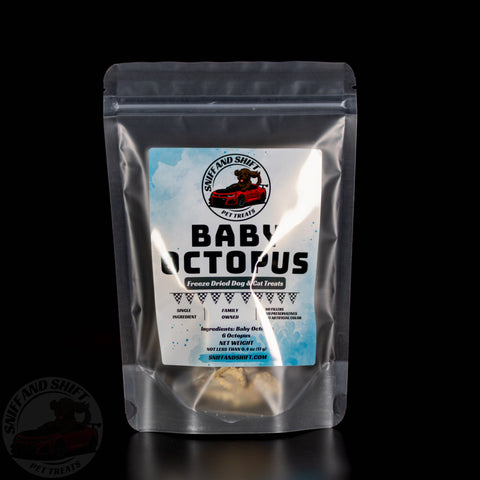 Freeze-Dried Baby Octopus — Novel Protein Treats for Dogs & Cats