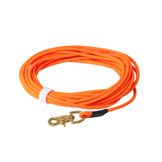 Barrows Ironhide gun dog check cord by Barrows Outdoor in orange