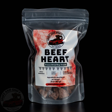 Freeze-Dried Beef Heart Dog Treats — Lean Single-Ingredient Protein