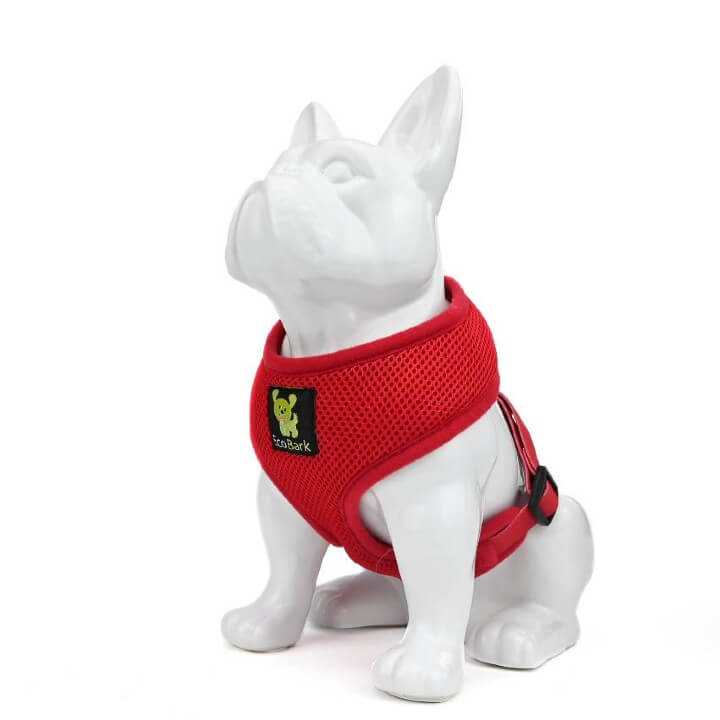 Cherry Red Over-the-Head Dog Harness, Vest Halter, XS to XX-Large