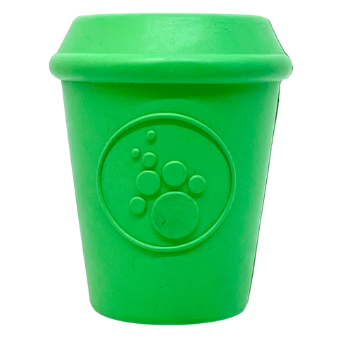 Coffee Cup Rubber Chew Toy and Dispenser