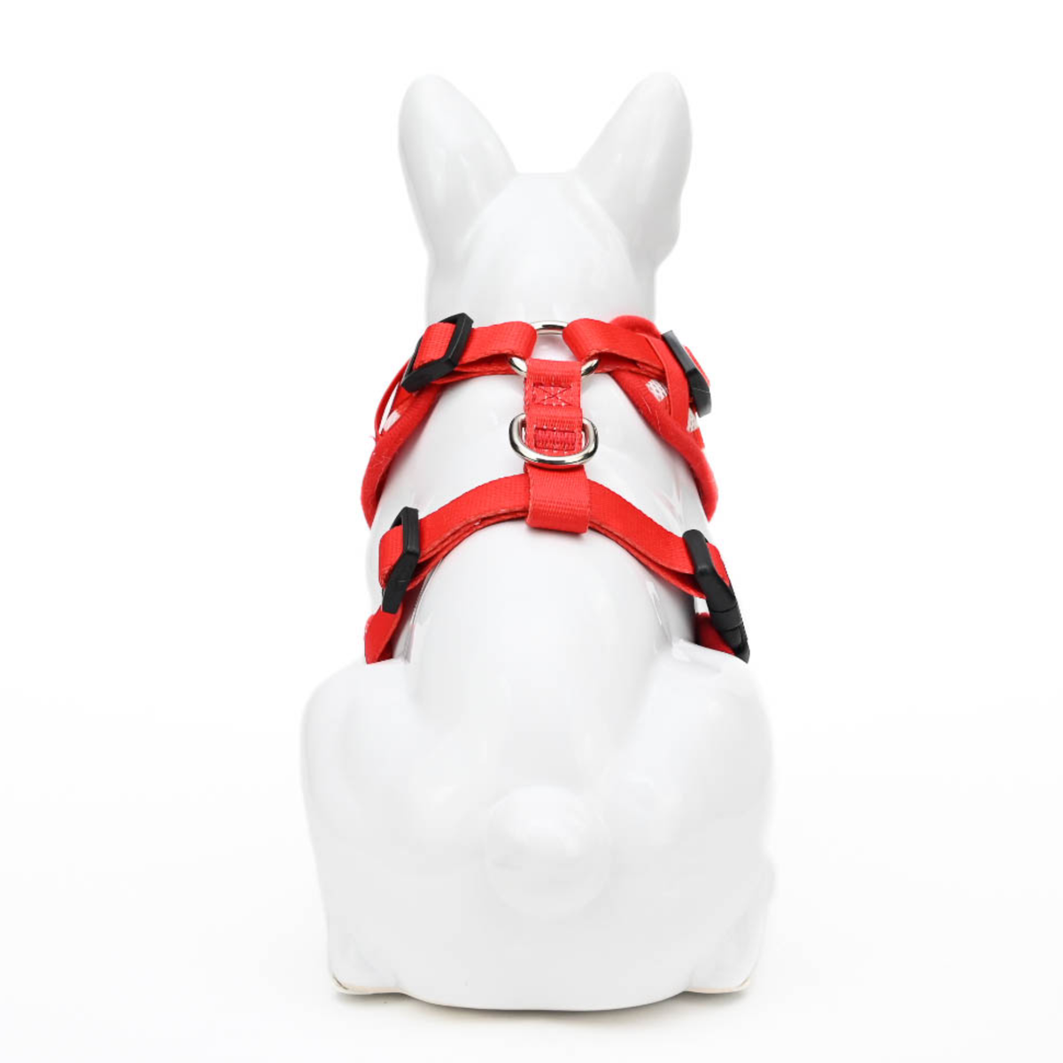 Custom-Fit Harness & Leash Combo, Red Stripe