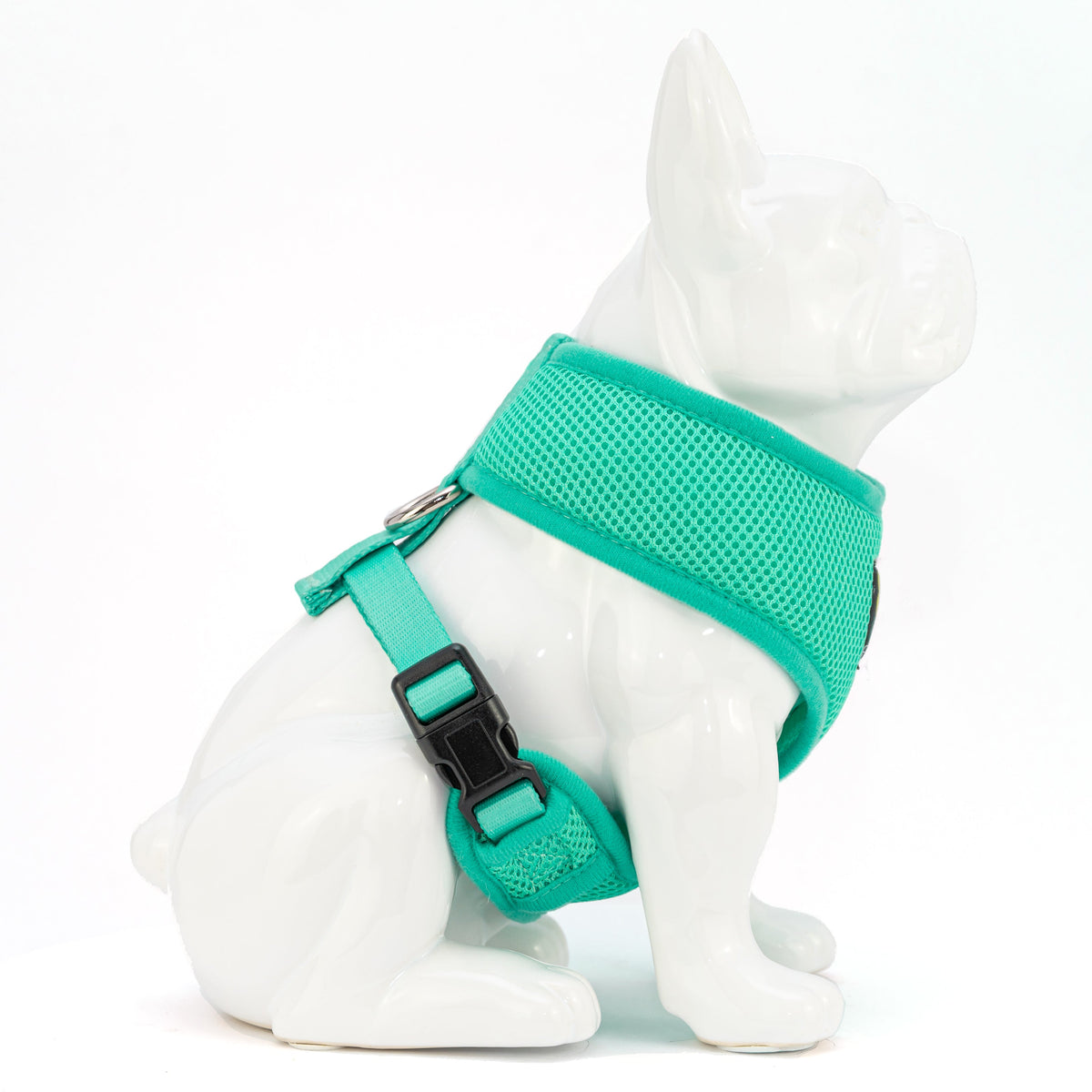 Over-the-Head Dog Harness, Vest Halter, Mint Turquoise