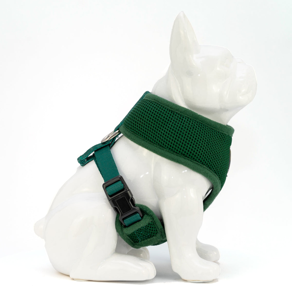 Over-the-Head Dog Harness, Vest Halter, Forest Green