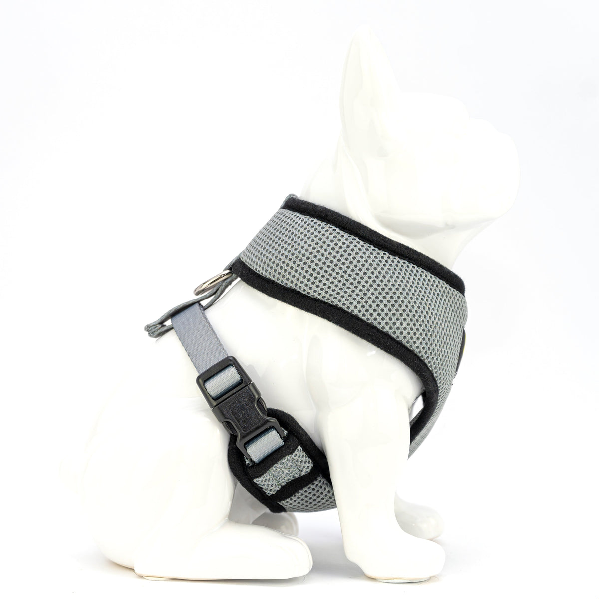 Over-the-Head Dog Harness, Vest Halter, Gray