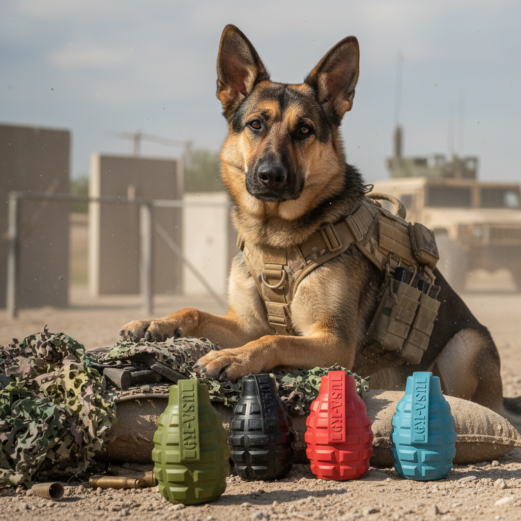 USA-K9 Grenade Rubber eDispenser Large